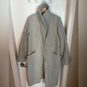 Aritzia Gray cocoon long Coat